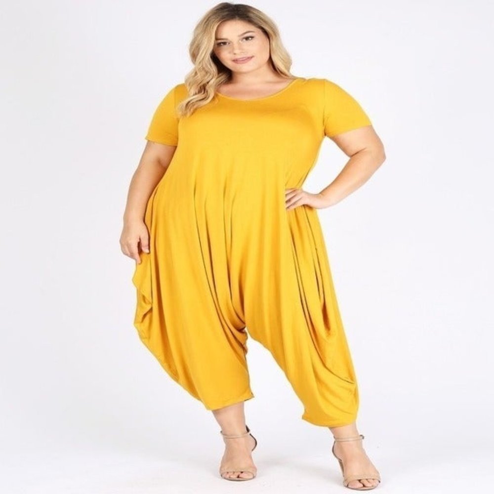Women's Plus Size Harem Jumpsuit